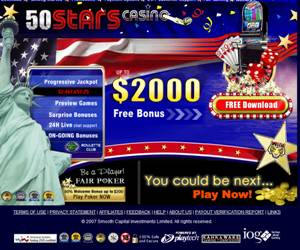 50 Stars Casino Website