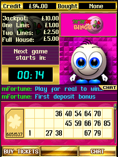 Play Online Bingo on your Mobile phone with MMM Bingo